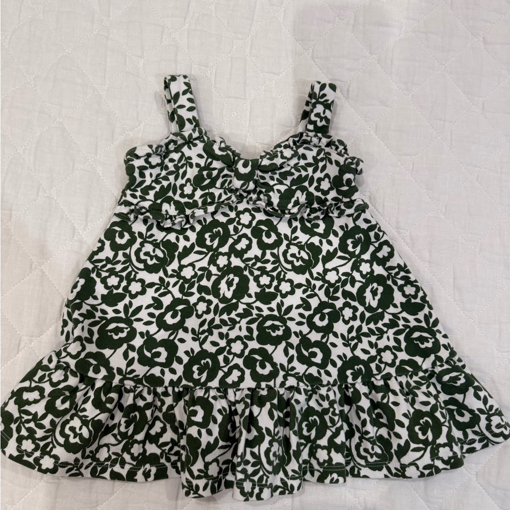 Janie and Jack Baby Girl Green Dress 6-12M